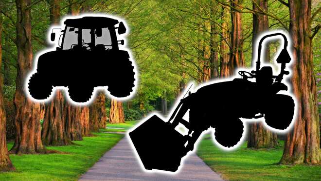 Illustration tracteur compact